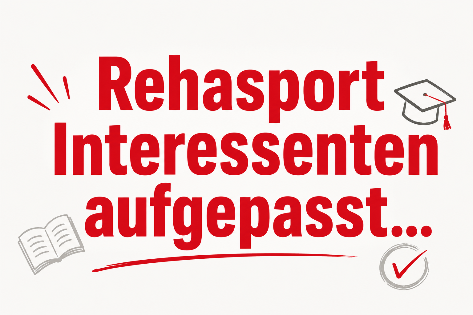 Rehasport Interessenten aufgepasst